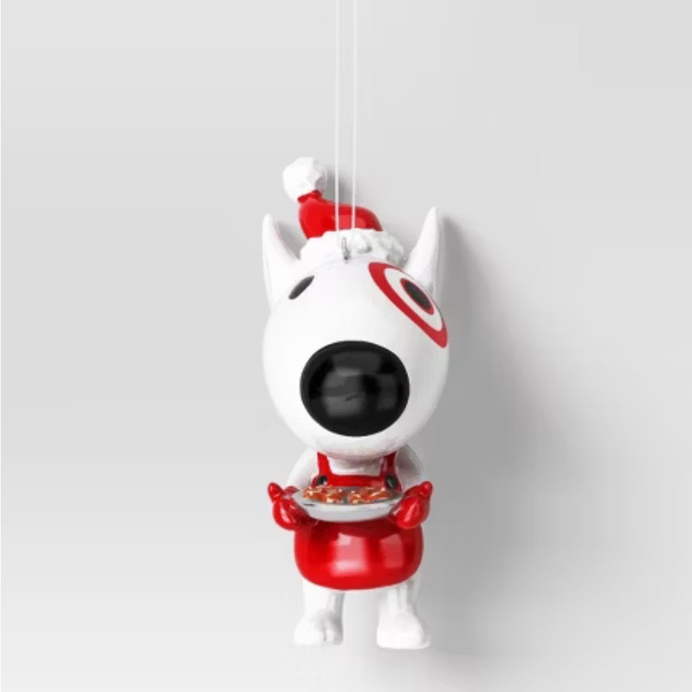 NEW!! Wondershop Target Bullseye Mascot Dog Christmas Ornament (NWT)